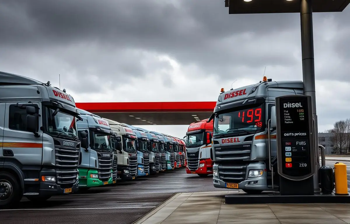 Afbeelding bij het blogartikel: Brandstofkosten en stakingen: wat betekent het voor vrachtwagenchauffeurs in 2026?