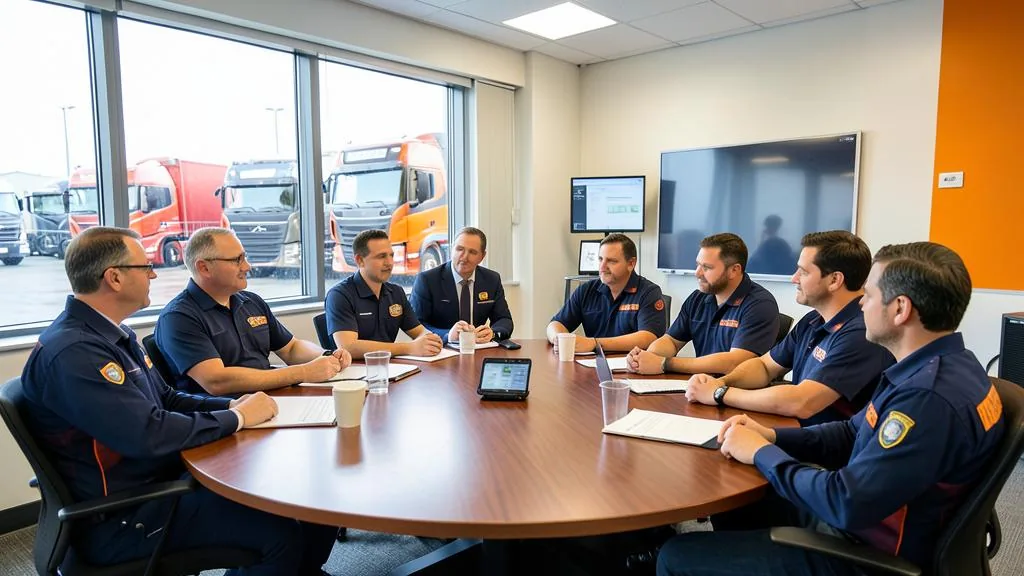 Incompany Code 95 nascholing voor chauffeurs op de bedrijfslocatie van een transportbedrijf
